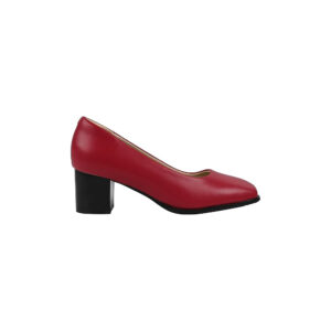 Yumi Heelflex Genuine Leather Pumps - Perfect for Office Workers and Professionals, with Plush Memory Foam, 6cm Heels, and Wide Front Elegance